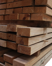TIRANTES DE PINO ELLIOTIS MACIZO 3"X6" hasta 4 metros